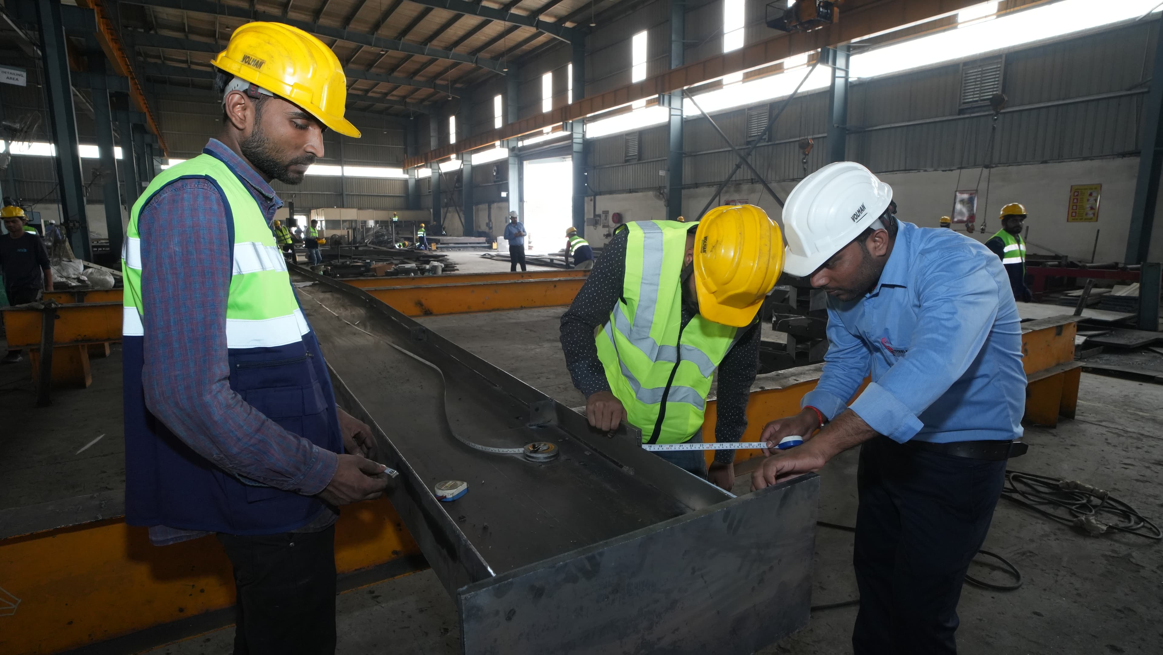 Quality Inspection at Steelbuild Infra Projects