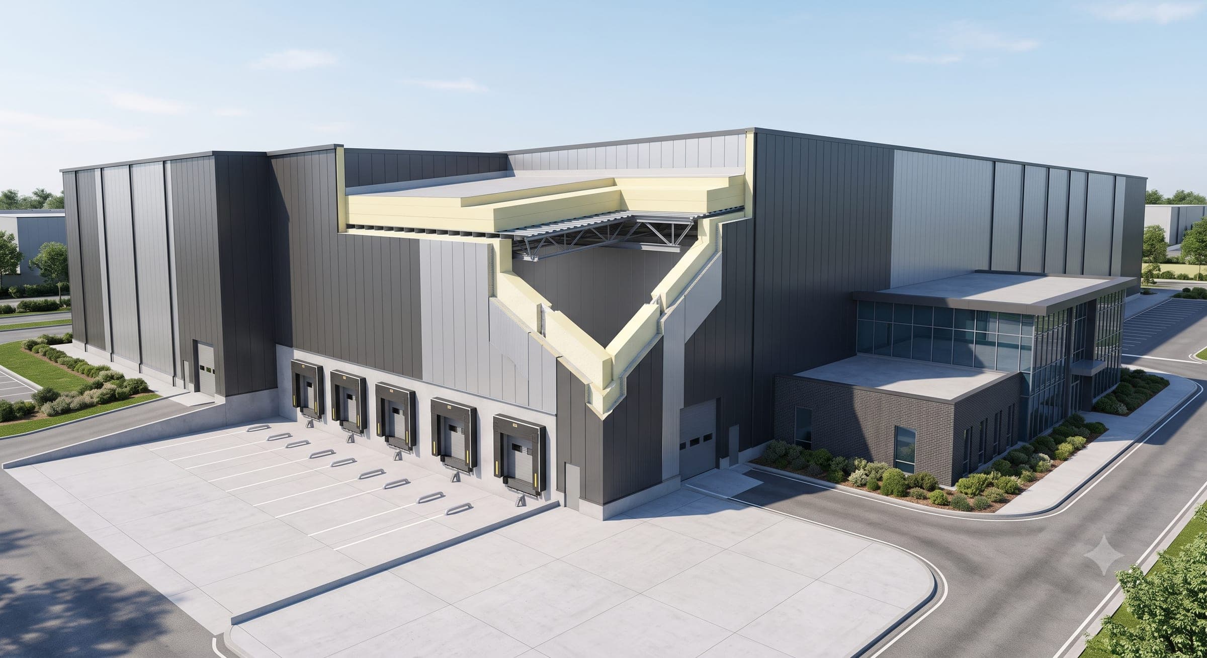 Cold Storage Facilities using an independent industrial insulation system