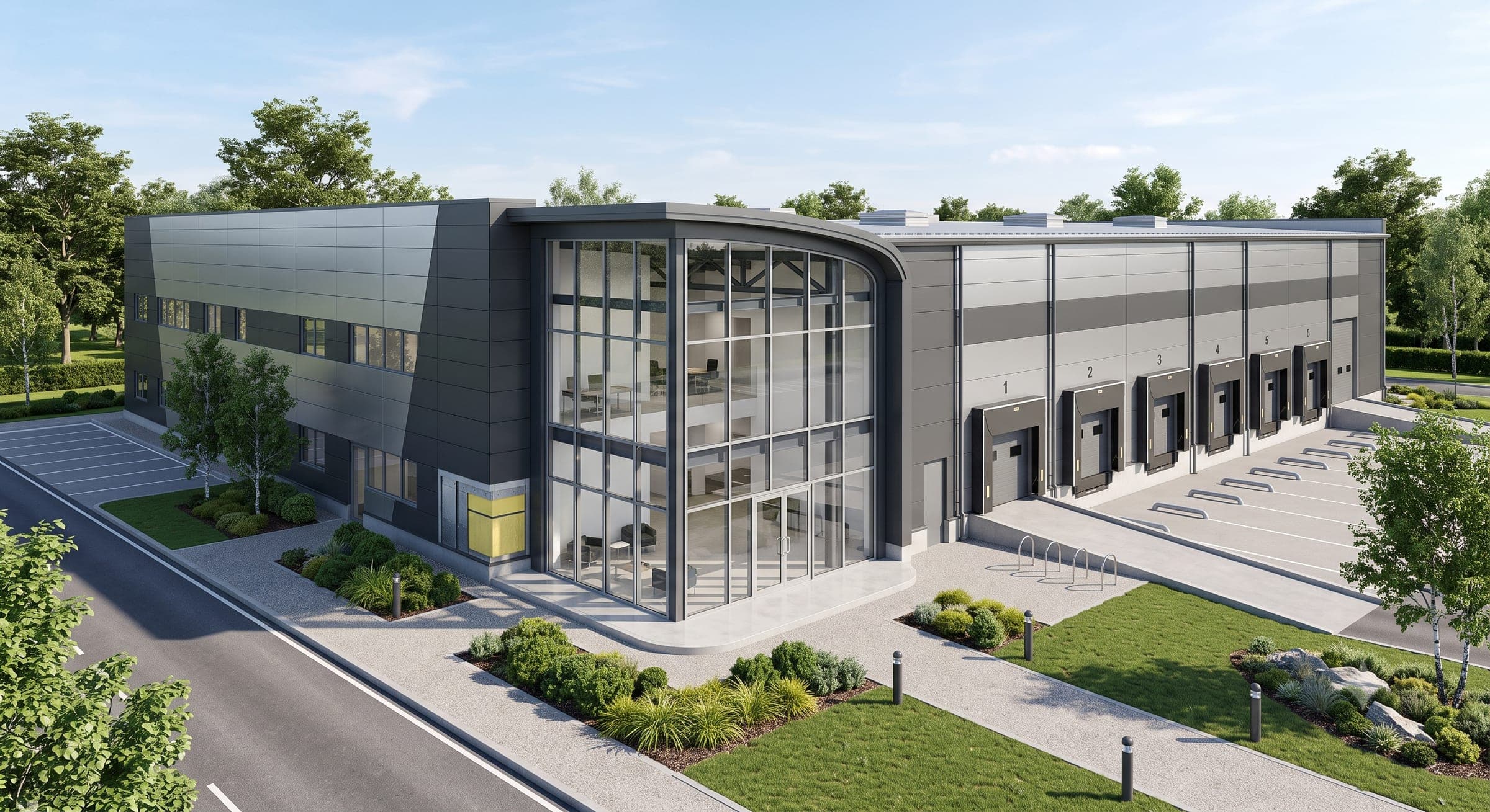 Commercial-Industrial Buildings using insulated sandwich panel systems
