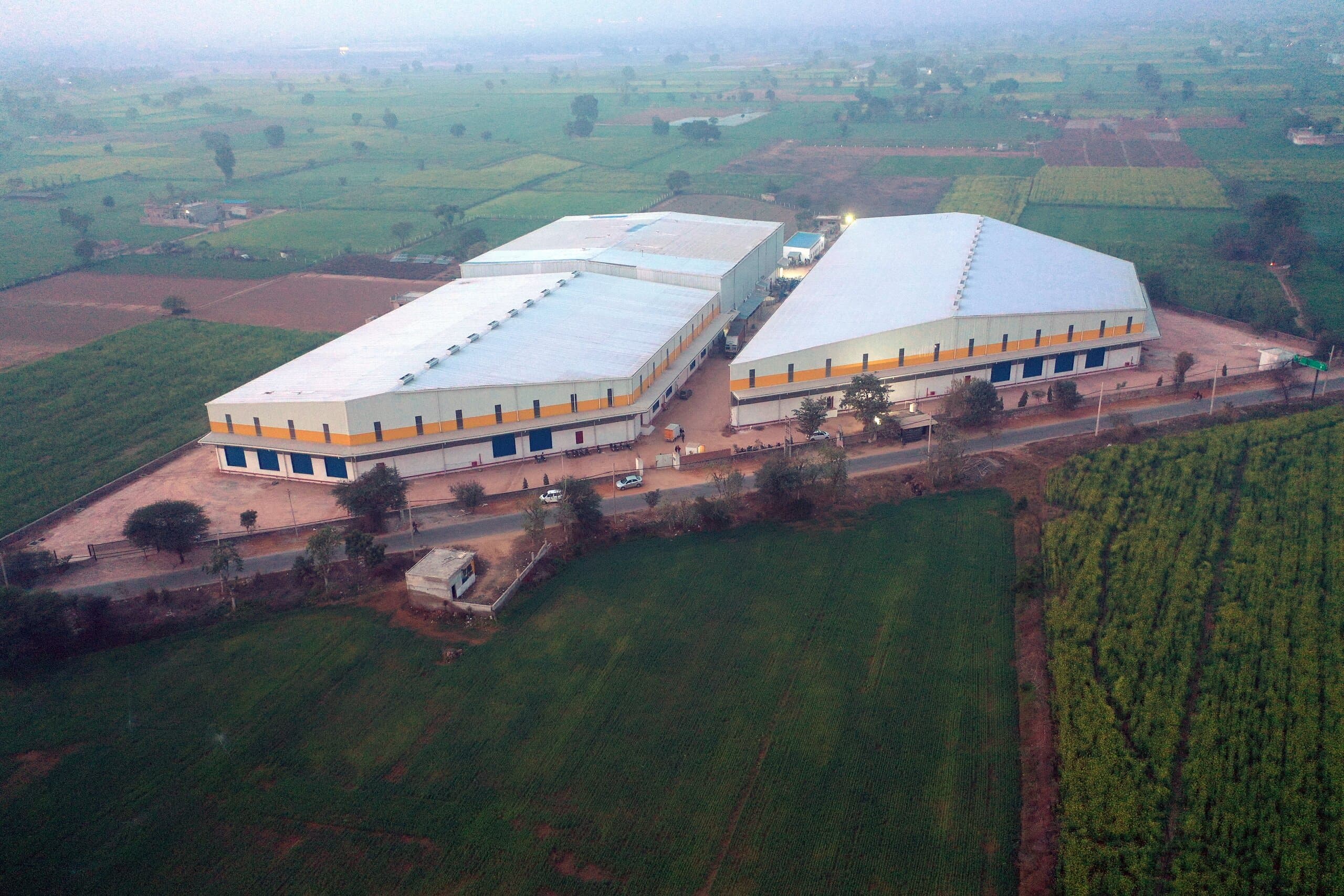 Hi-Tech Warehouse Pvt Ltd project by Steelbuild Infra Projects