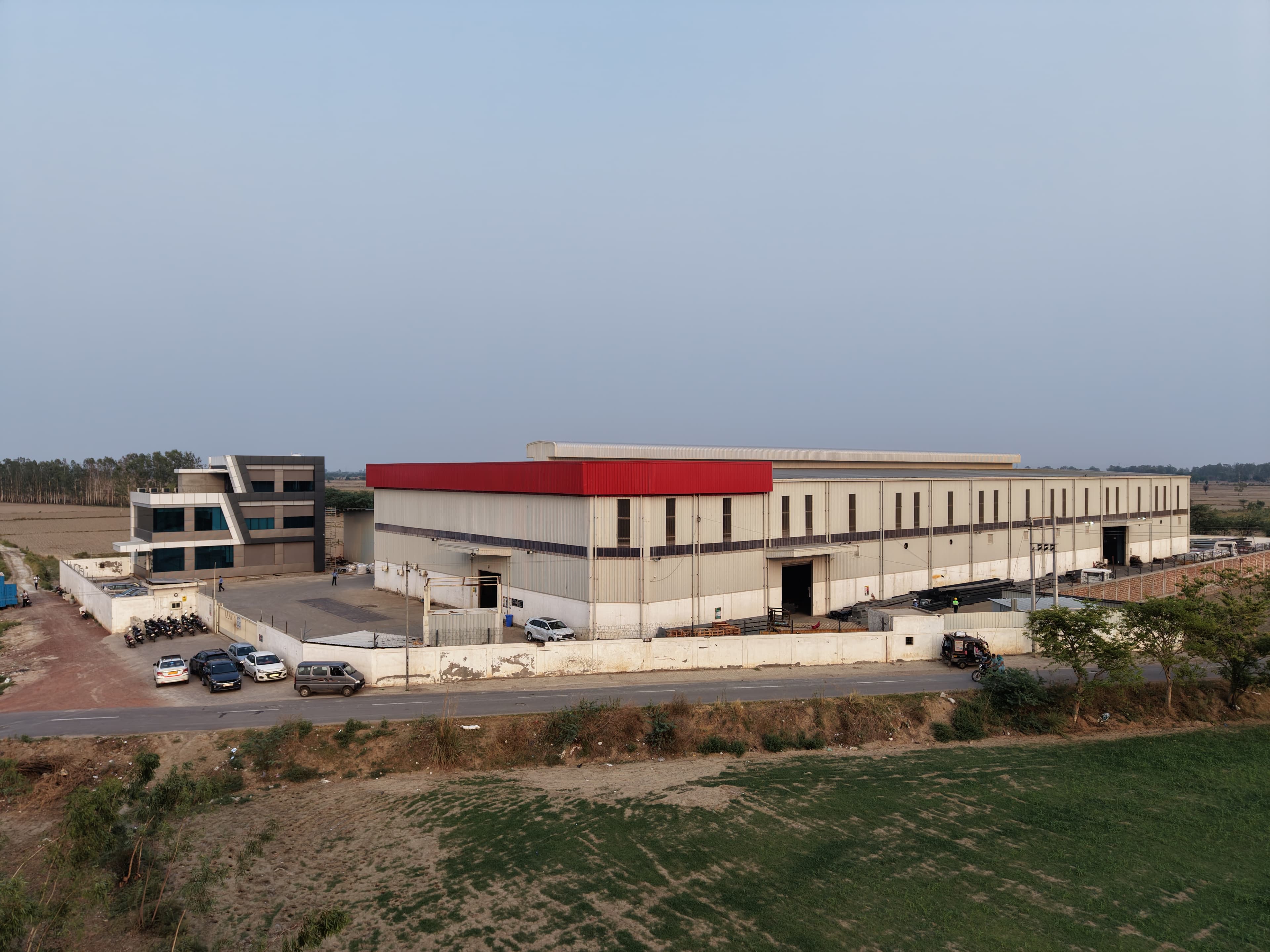 Steelbuild Infra advanced PEB manufacturing facility