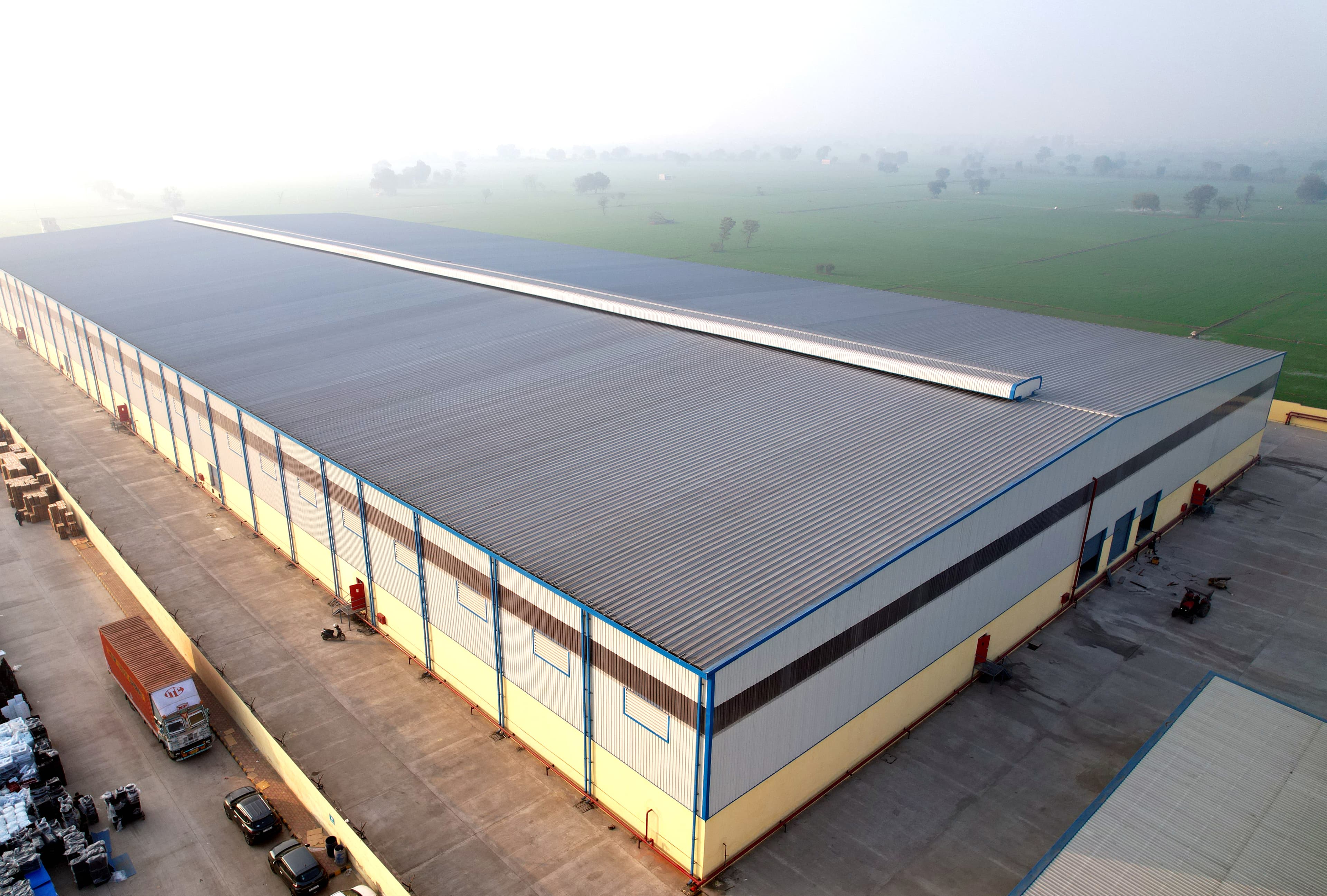 Textile Pre-Engineered Building solution by Steelbuild Infra Projects