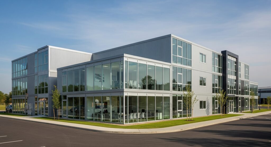 The Time and Cost Benefits of Prefabricated Site Offices in PEB